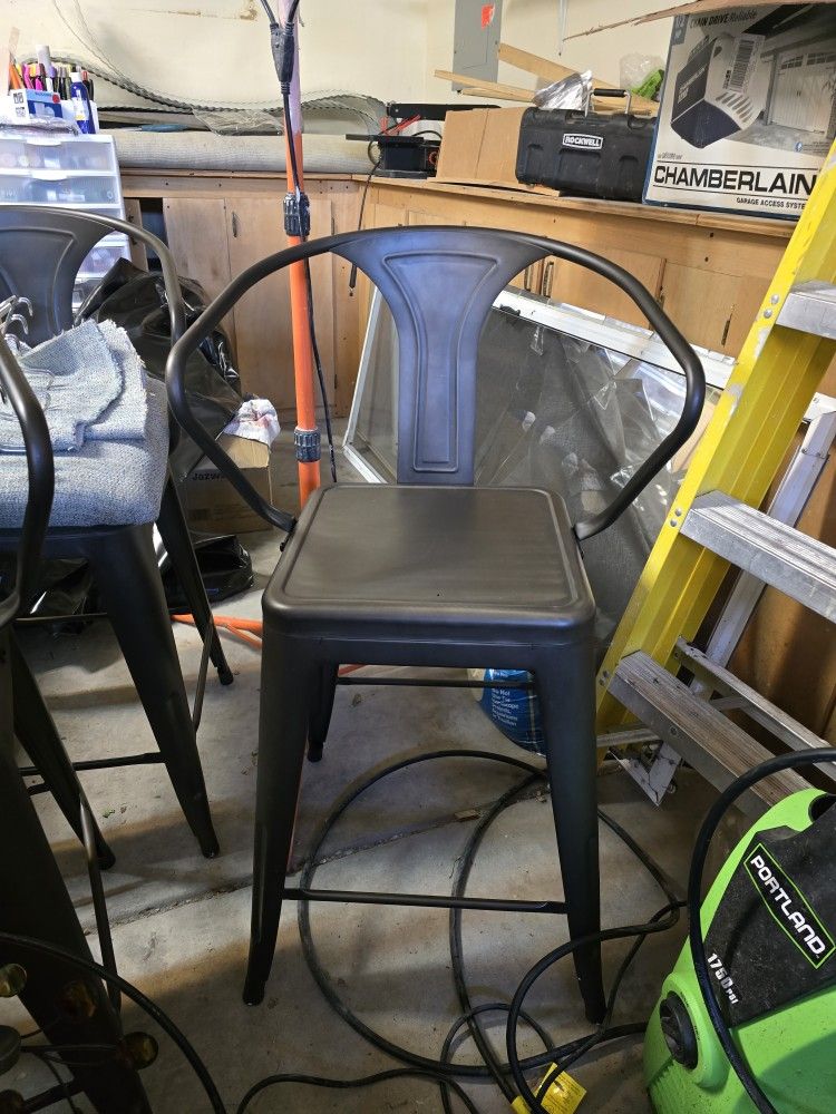 Metal Bar Stools Set Of 3