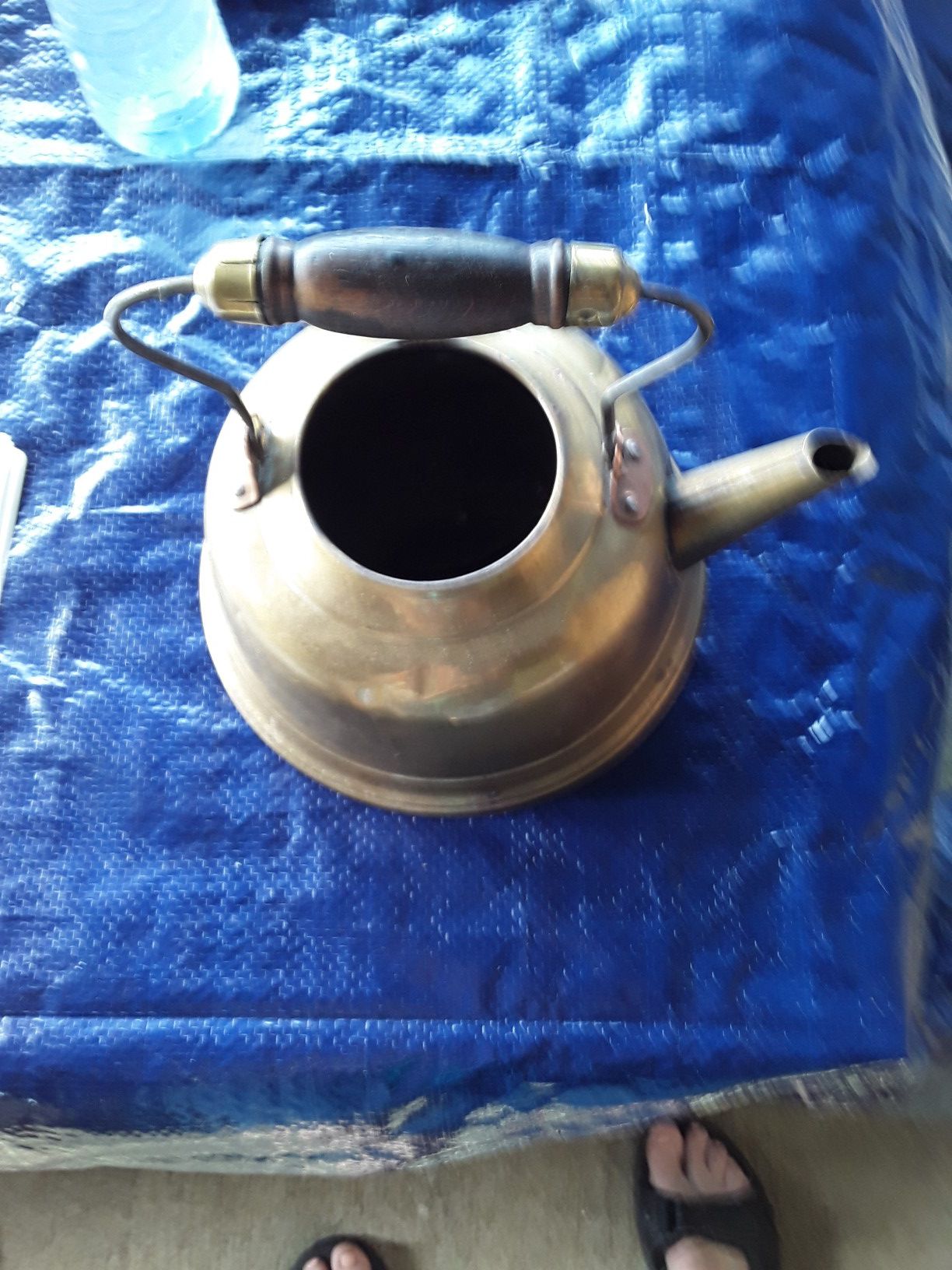 Copper coffee pot