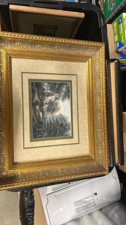 Vntg Framed Art Betsy Brown