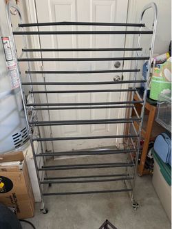 Rolling Shoe rack