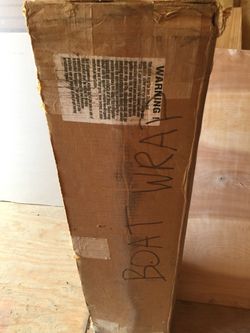 Boat shrink wrap $100