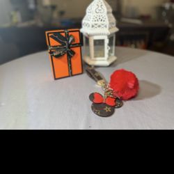 Designer Minnie Mouse Keychain (Replica)