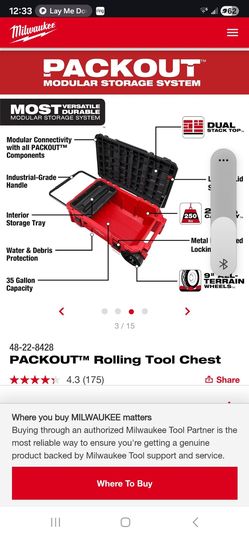Milwaukee Packout Storage
