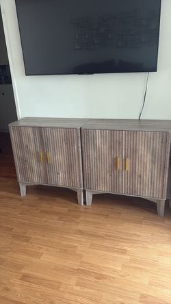 3 pieces Cabinet W/Storage