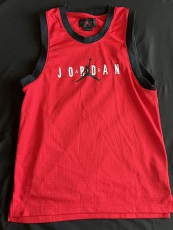 Jordan men red/black jersey size small