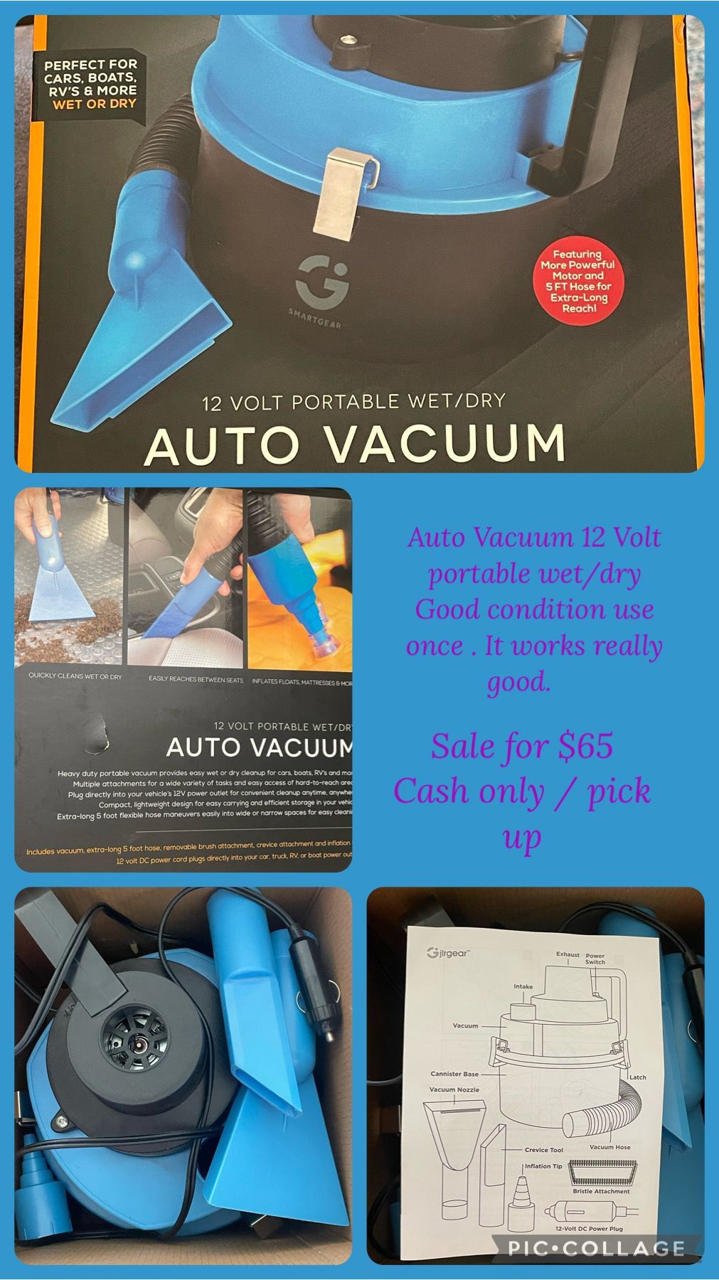 Auto Car Vacuum for Sale in Montgomery Village, MD OfferUp