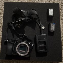 Sony Alpha A6000 24.3MP Mirrorless Digital Camera Body Black