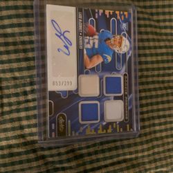 Mint Condition Signed Lad Mconkey Rookie Card