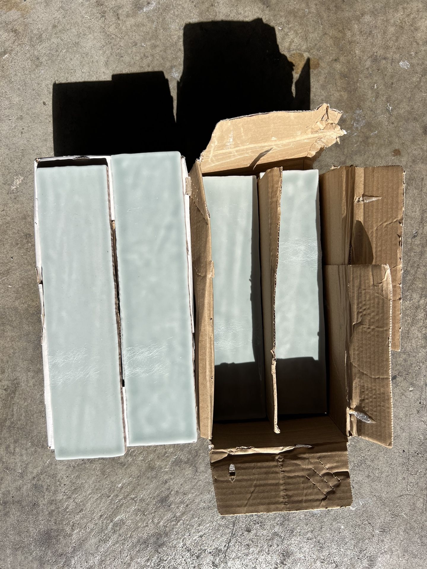 Marin 2.5”x10” Aloe Green Decorative Premium Tile 44 Pieces New Kitchen Bathroom