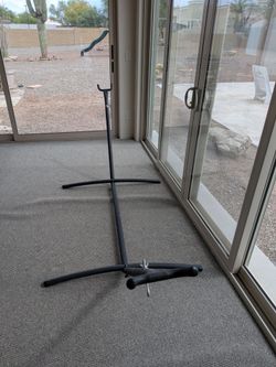 Metal hammock stand