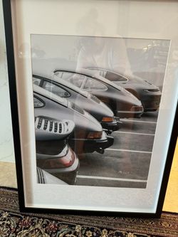 Porsche 944 Vintage Framed Canvas