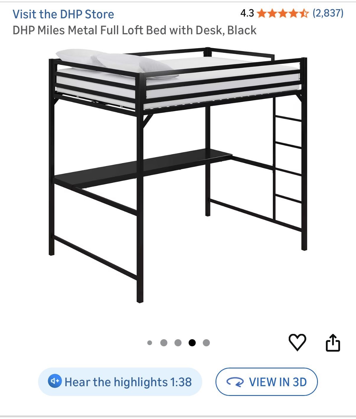 Desk Bunk Bed