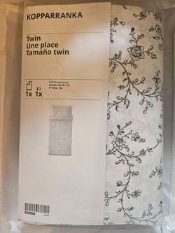 IKEA Kopparranka Duvet Set (Twin) - LIKE NEW
