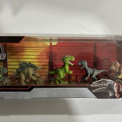Jurassic World 5 Dinosaur Set Micro Collection New