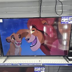 ONN 40" Roku Smart TV With Remote. ASK FOR RYAN. #4(contact info removed)788091-01