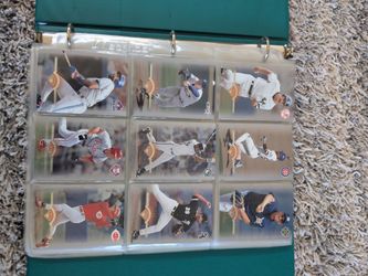 1997 LEAF baseball cards binder