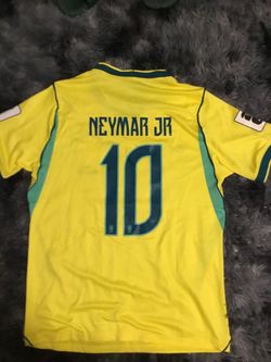 Nike Brazil 2026 World Cup Neymar Jr. Jersey Yellow with green side panels #brazil #worldcup
