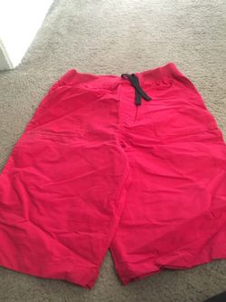 Red shorts
