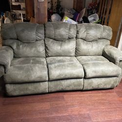 Grey Reclining Couch NEED GONE!