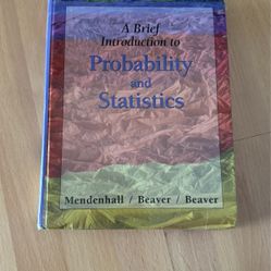 A brief Introduction To Probability And Statistics 