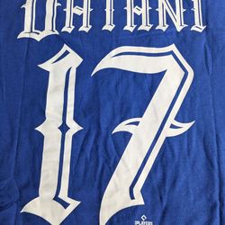 LA Dodgers x Mister Cartoon - Shohei Ohtani Blue T-Shirt