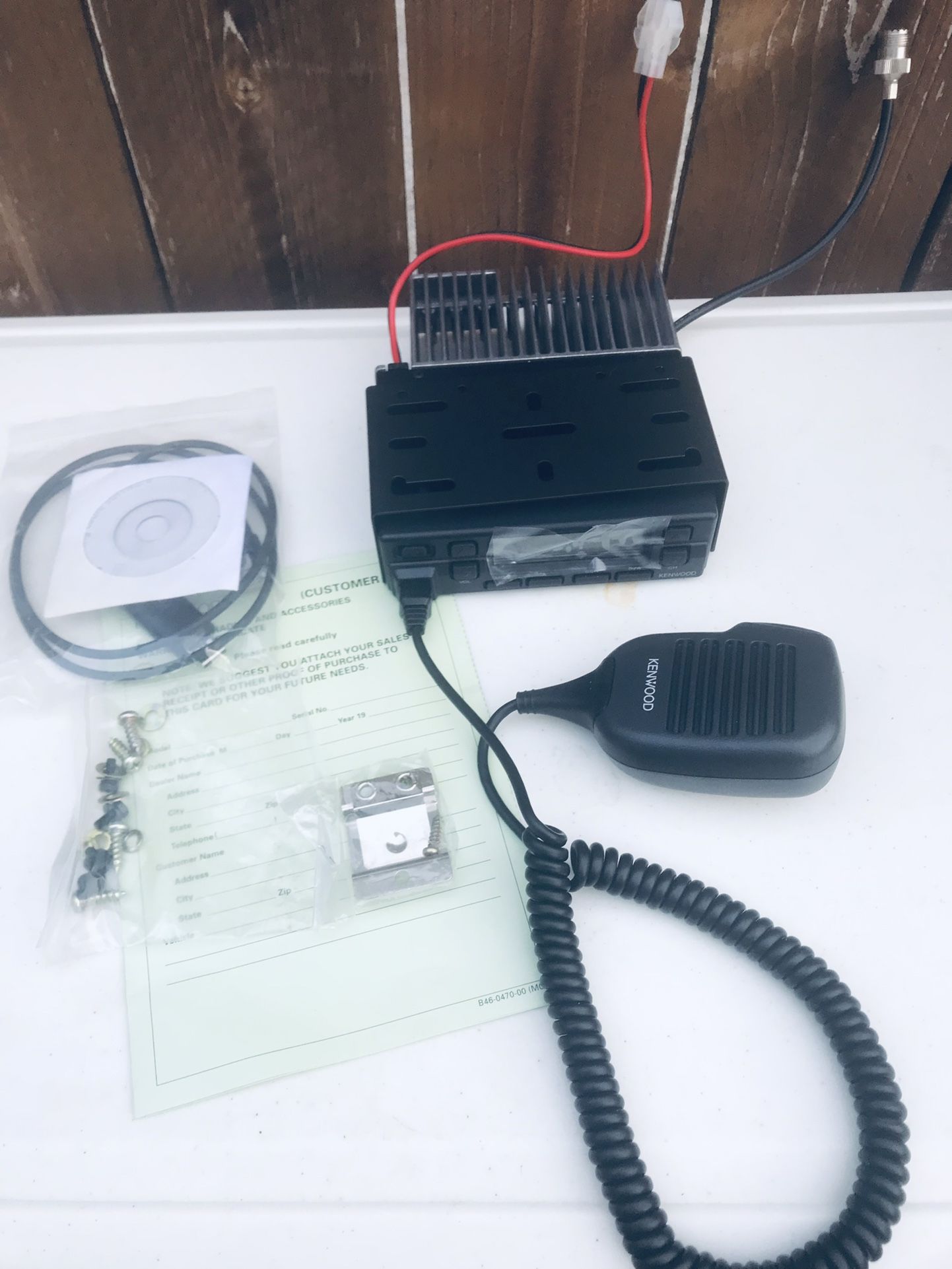 Kenwood Tk -860 Dual Band Radio Transceiver