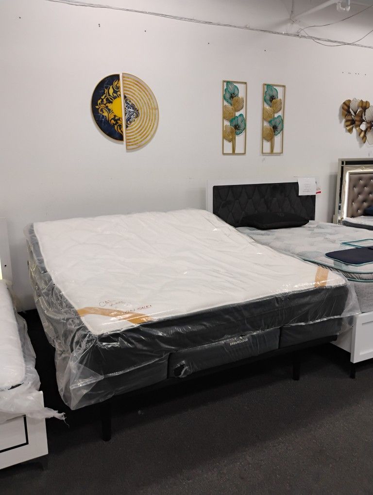 Dreamcloud Pillow Top California King With Adjustable Frame