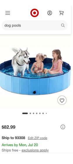 Dog pool new