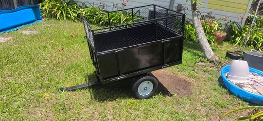 Metal heavy duty yard cart-large