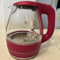Hot Pink electric water kettle $5.00