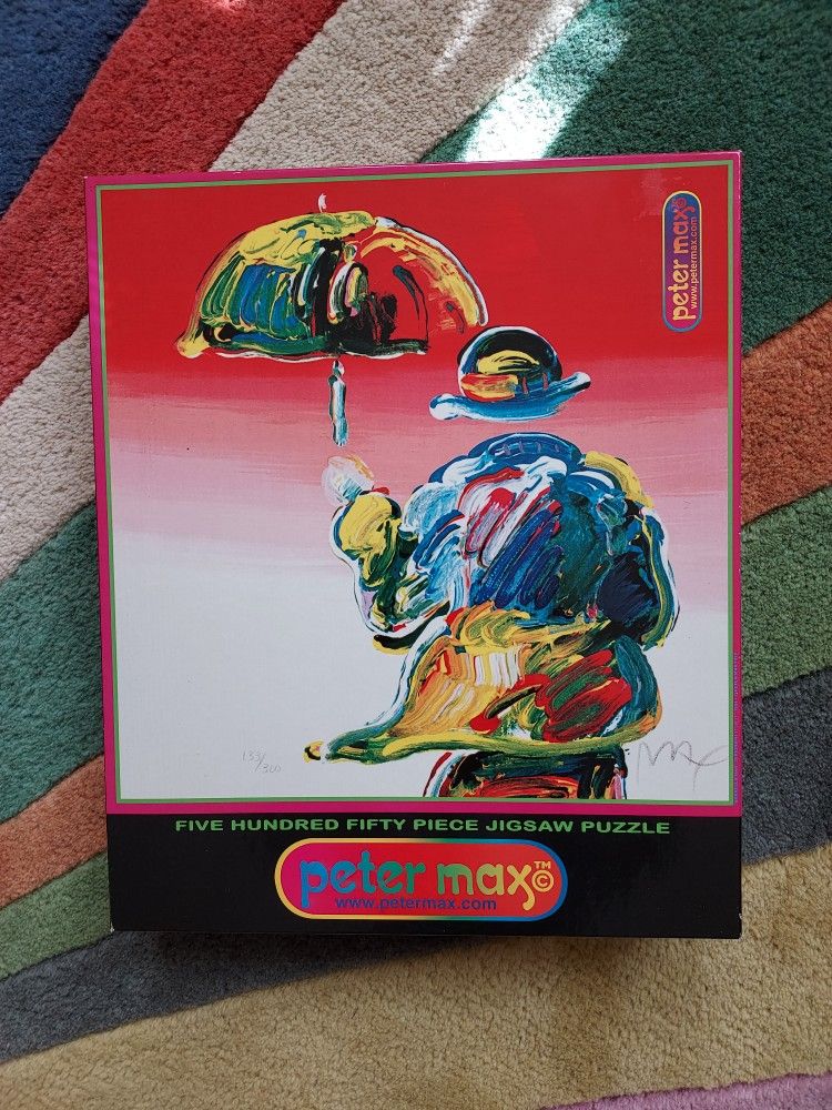 Peter Max 550 Piece Jigsaw Puzzle New In Sealed Box Games