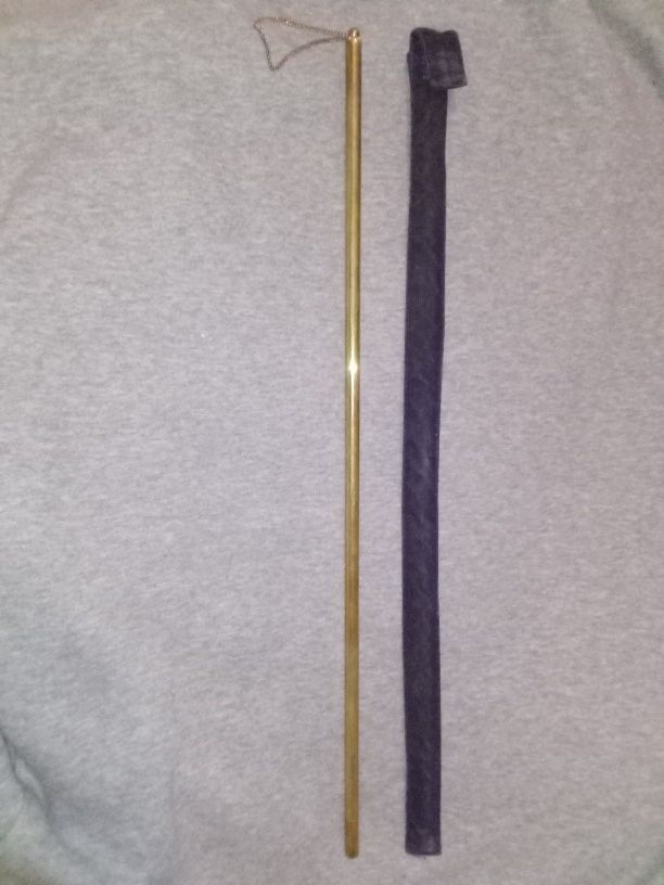 VINTAGE 18 INCH BRASS FIRE PLACE OR CANDLE BUTANE LIGHTER