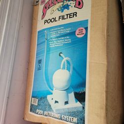 New Pool Filter, Complete Sand Filtering System