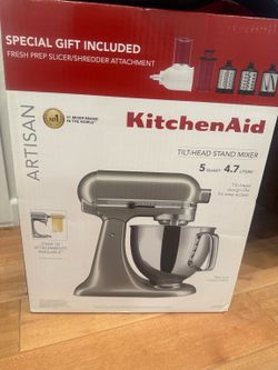 KitchenAid Artisan 5-Quart Tilt-Head Stand Mixer – Contour Silver