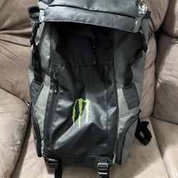 Monster Energy Drink Promotional Backpack Black Green