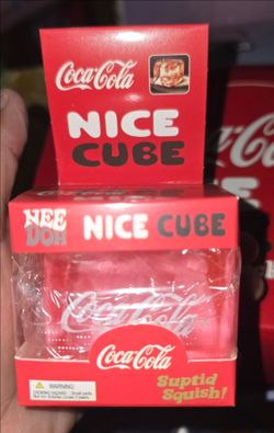 Coca Cola Red Cube Squishy
