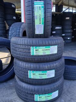 Tengo un set de llantas nuevas 215 45 17 de la marca goodride