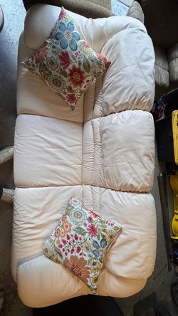 White Leather sofa