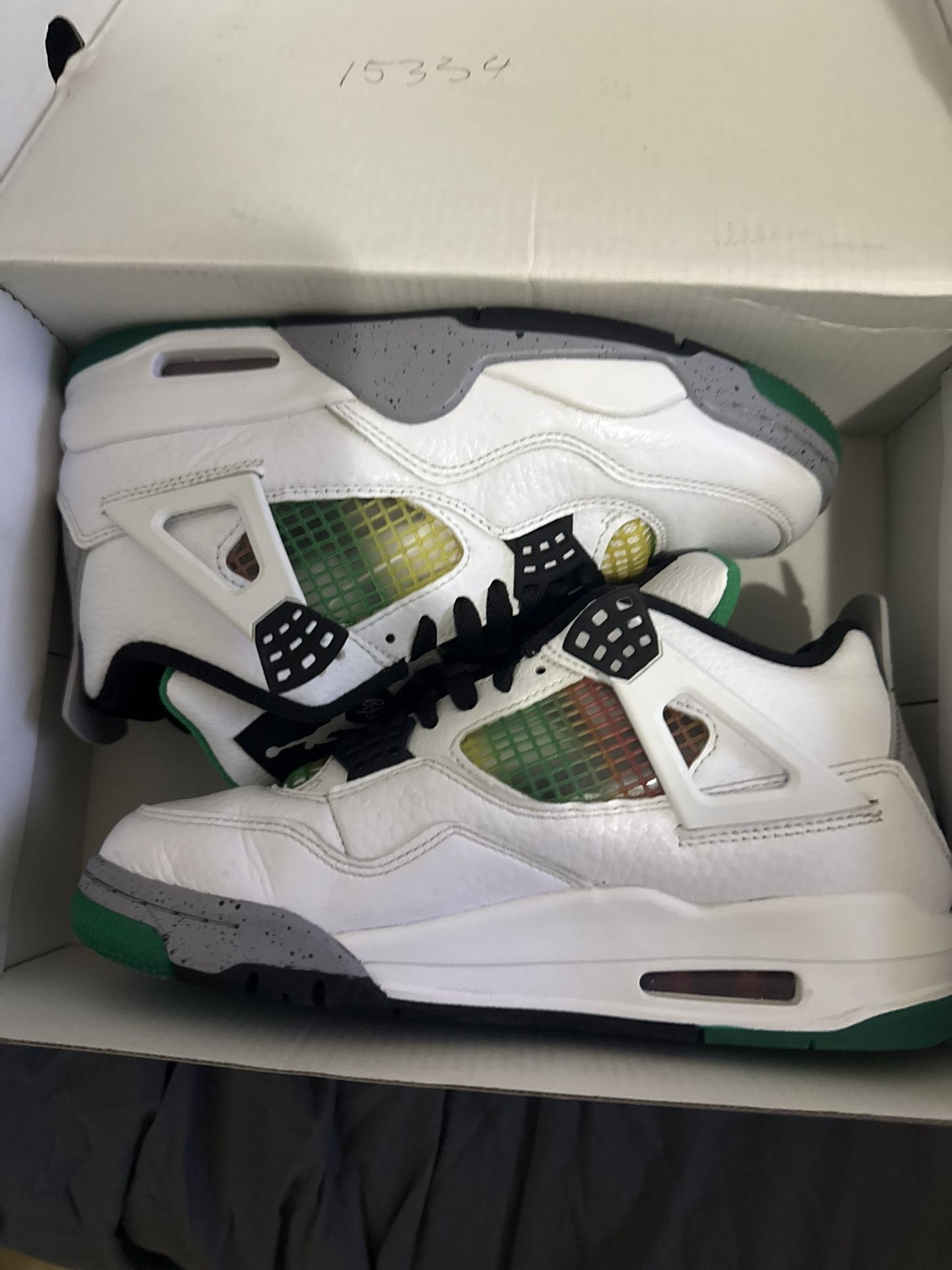 jordan retro rasta green size 6 1/2