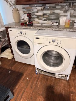 Amana tandem 7300 washer and dryer