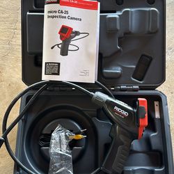 Ridgid camera inspection