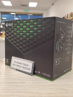 Microsoft Xbox Series X Gaming Console - $1 DOWN TODAY, NO CREDIT NEEDED - WARRANTY INCLUDED