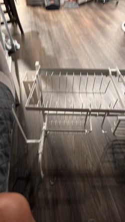 Over the sink dish rack