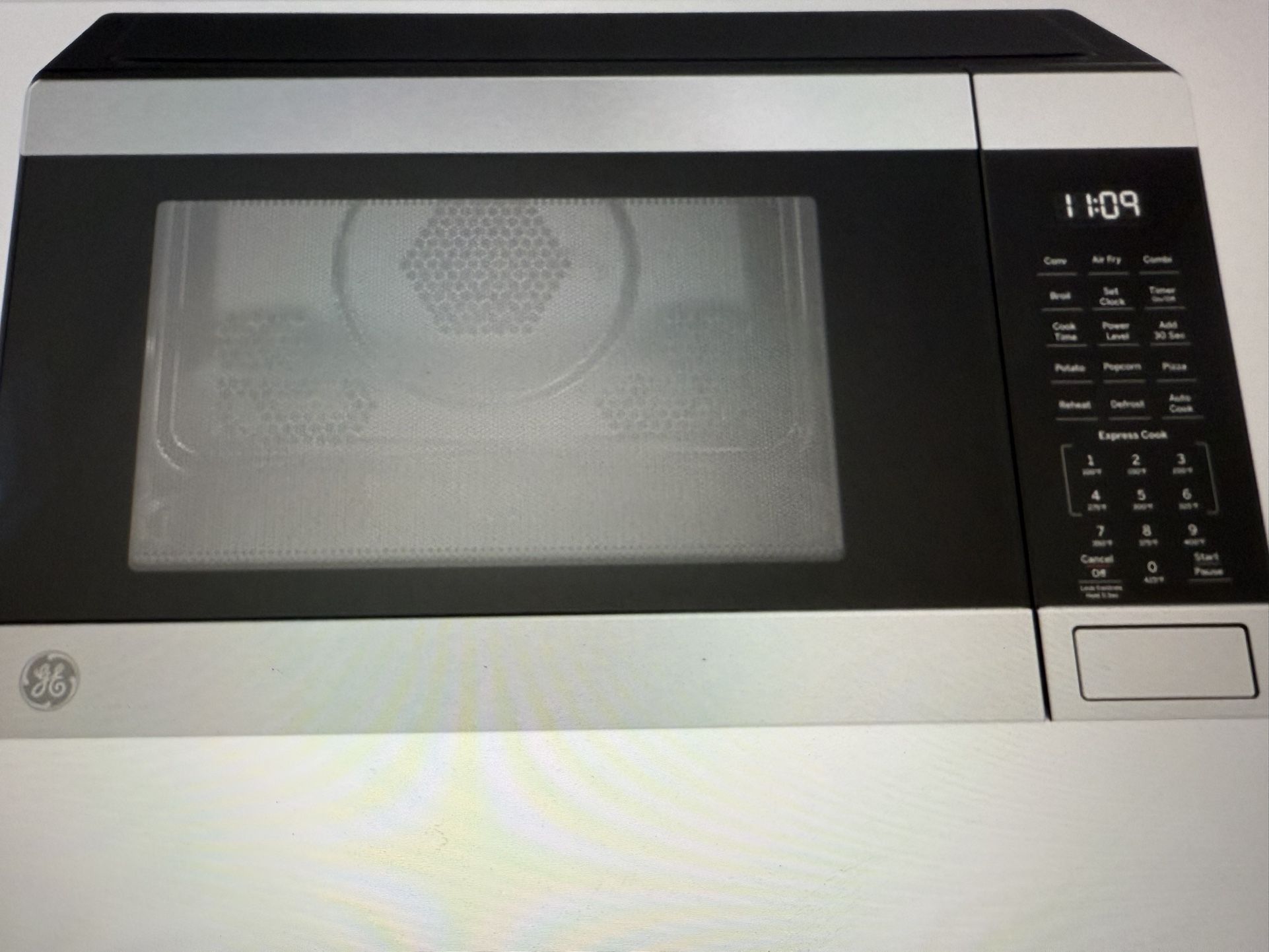 GE 1050 Watt Air Fry Countertop Convection Microwave Oven (Stainless Steel)