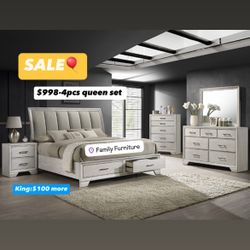 Queen Or king Bedroom Set 