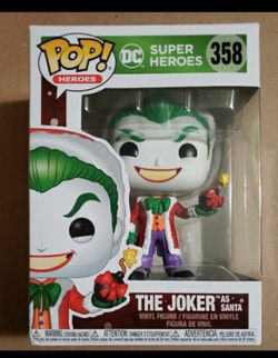 The Joker As Santa Funko Pop