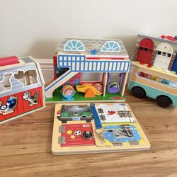 Melissa & Doug and Lovevery. Set variado ( mira las foto)