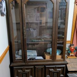 Solid Wood Hutch