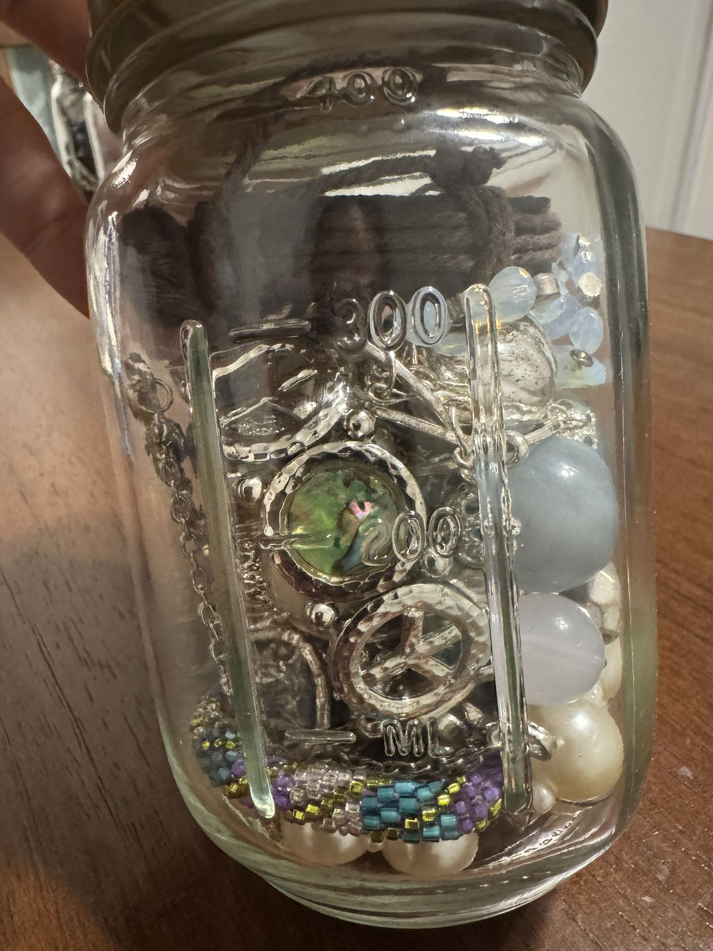Elegant Mixed Mystery Jewelry Jar