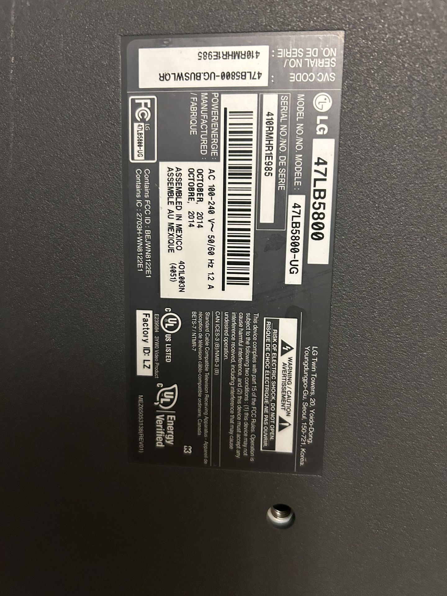 LG Smart Tv  